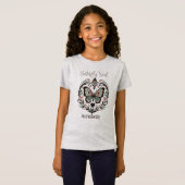 Boho Butterfly Soul Grijs T-shirt (Voorkant volledig)