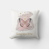 Boho Butterfly "Spreid je vleugels" Worpkussen Kussen (Voorkant)