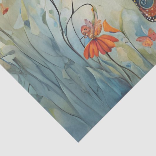 Boho Butterfly Tissuepapier (Detail)