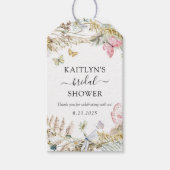 Boho Butterfly Vrijgezellenfeest Gift Labels Cadeaulabel (Voorkant)