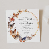 Boho Butterfly Vrijgezellenfeest Kaart