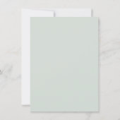 Boho Butterfly Wildflower Garden Girl Baby shower Kaart (Achterkant)