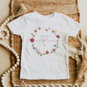 Boho Butterfly Wildflower Meisje Eerste Verjaardag