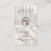 Boho cactus foto logo landschapsontwerper visitekaartje (Achterkant)