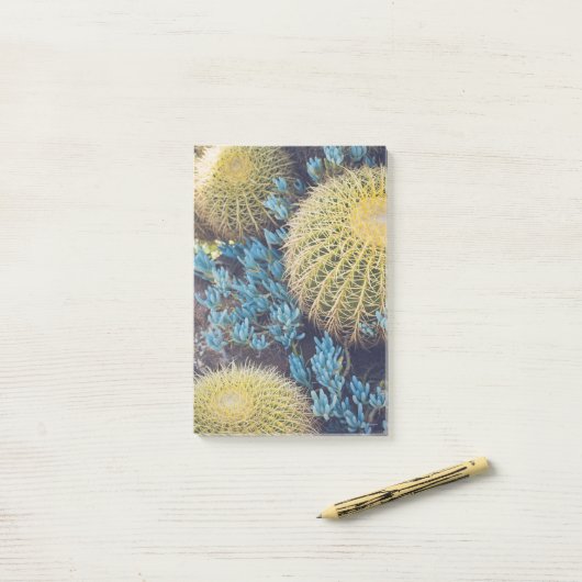 Boho Cactus Garden Post-it® Notes (Op bureau)