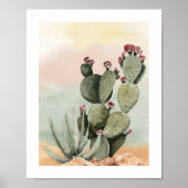 Boho Cactus Nursery Poster (Voorkant)