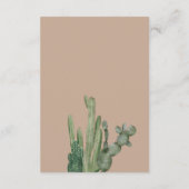 Boho cactus pampas arch baby brengt boek mee informatiekaartje (Achterkant)