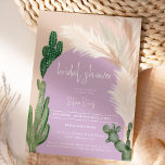 Boho cactus pampas arch paarse Vrijgezellenfeest Kaart<br><div class="desc">Tropische Boho woestijn groene cactus en pampas gras vrijgezellenfeest feest uitnodigen met wilde cactussen,  pampas waterverf,  boog gevormd met gedempte aardetinten met licht beige en terracotta kleuren met stoffige paarse boog.</div>
