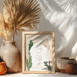 Boho cactus pampas kaarten geschenken vrijgezellen poster