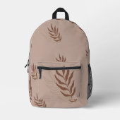 Boho Cactus Pattern Rugzak, Woestijnvibes Bedrukte Rugzak (Voorkant)