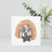 Boho Cactus regenboog: levendige woestijnvibes (Staand voorkant)