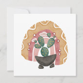 Boho Cactus regenboog: levendige woestijnvibes (Voorkant)