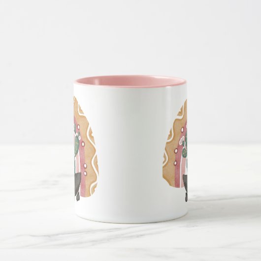 Boho Cactus regenboog: levendige woestijnvibes Mok (Midden)