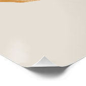 Boho Cactus regenboog: levendige woestijnvibes Perfect Poster (Hoek)