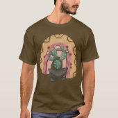 Boho Cactus regenboog: levendige woestijnvibes T-shirt (Voorkant)