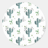 Boho Cactus Sticker (Voorkant)