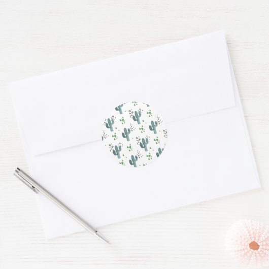 Boho Cactus Sticker (Envelop)