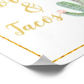 Boho Cactus Taco over alles wat je nodig hebt is l Poster (Hoek)