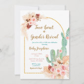 Boho Cactus Taco over liefde voor gender onthullin Kaart (Voorkant)