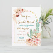 Boho Cactus Taco over liefde voor gender onthullin Kaart (Staand voorkant)