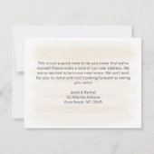 Boho cactus Waterverf geplant nieuwe wortels beweg Notitiekaartje (Achterkant)