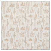 Boho Cactus Western Southern Woestijn Warm Neutraa Stof (Swatch)