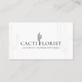 Boho Cactus Woestijn Bloem Abstract Visitekaartje (Achterkant)
