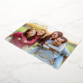 Boho Cactus Zuidwest Gelukkig Nieuwjaar 1 Foto Gou Folie Feestdagenkaart (Gedraaid)