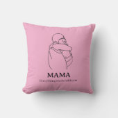 Boho cadeau voor mama kussen (Voorkant)
