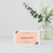 Boho Café Loyalty Card Stempel (Staand voorkant)
