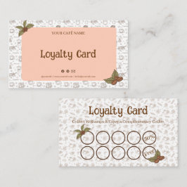 Boho Café Loyalty Card Stempel