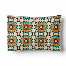 Boho caleidoscoopprint naai tas