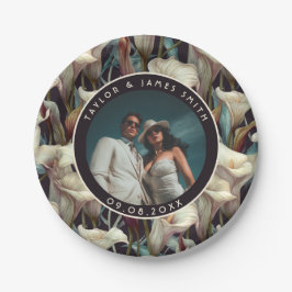 Boho Calle Lelies Borden Voor Bruid Om Te Zijn Fee Papieren Bordje