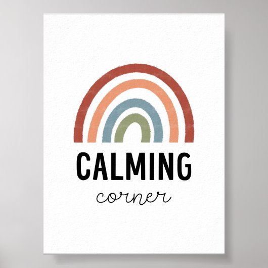 Boho Calming Corner Poster (Voorkant)