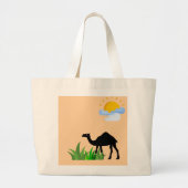 Boho Camel Canvas tas (Voorkant)