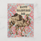  Boho Camels Valentijnsdag Briefkaart (Voorkant)
