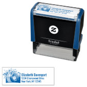 Boho Camera & Floral Bouquet Zelfinktende Stempel (In situ)