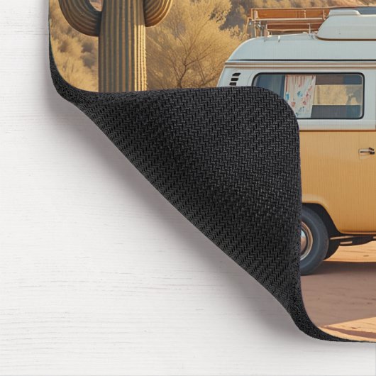 Boho Camper Van Desert Print Muismat (Hoek)