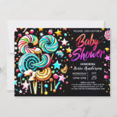 Boho Candyland Serenity Baby shower Kaart (Voorkant)