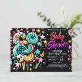 Boho Candyland Serenity Baby shower Kaart (Staand voorkant)