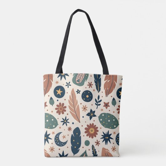 Boho Canvas tas – Stijlvol en veelzijdig (Achterkant)