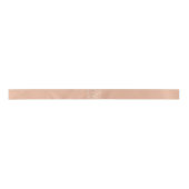 Boho Caramel-Tone Floral Collage Satijnen Lint (Voorkant)