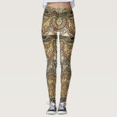 Boho Caravan Antiek Leggings (Voorkant)