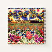 Boho Caravan Aqua Notitieboek (Achterkant)