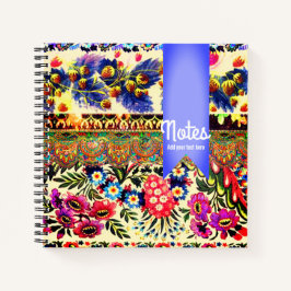 Boho Caravan Blue Notitieboek