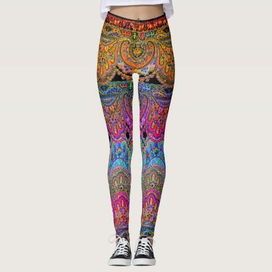 Boho Caravan Leggings (Voorkant)