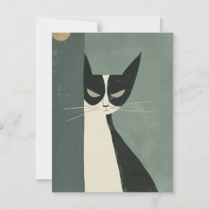 Boho Cat Briefkaart