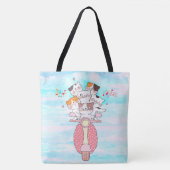 Boho Cat Lover, Happy Cats Tas (Voorkant)
