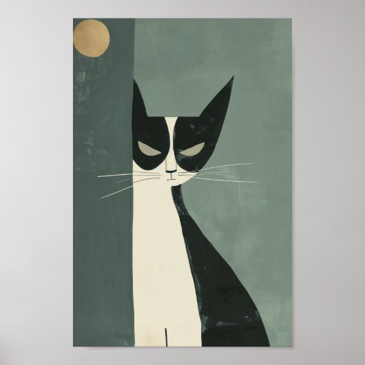 Boho Cat Poster (Voorkant)