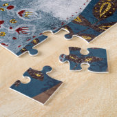 Boho Cat - Vergeet niet om te breken Legpuzzel (Zijkant)